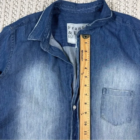 Frank & Eileen Famous Denim Shirt Size L - Picture 10 of 17